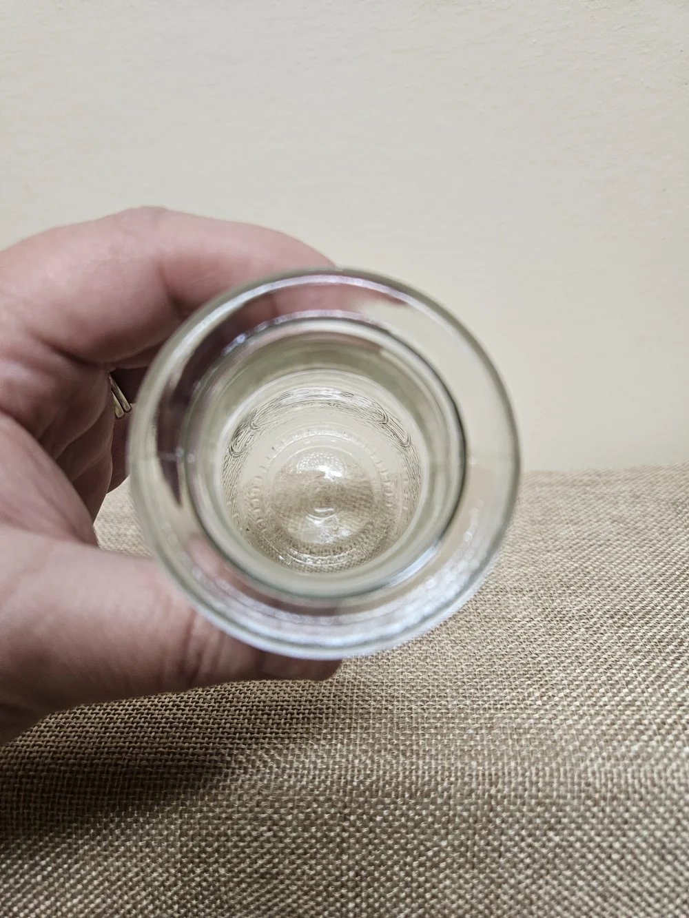 Heritage‎ Company Clear Glass Milk Bottle
